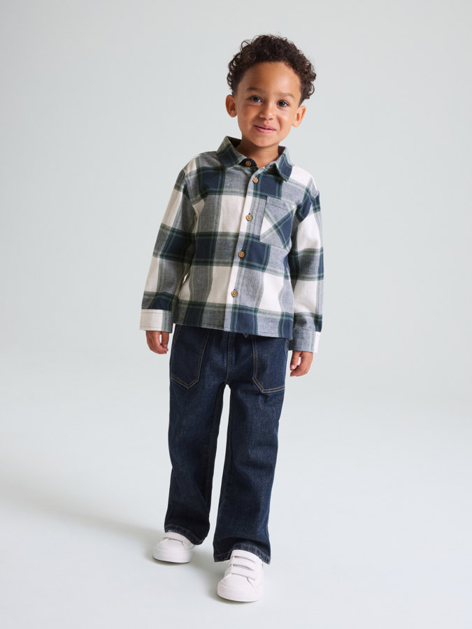 Long-sleeve shirt check Long-sleeve shirt check