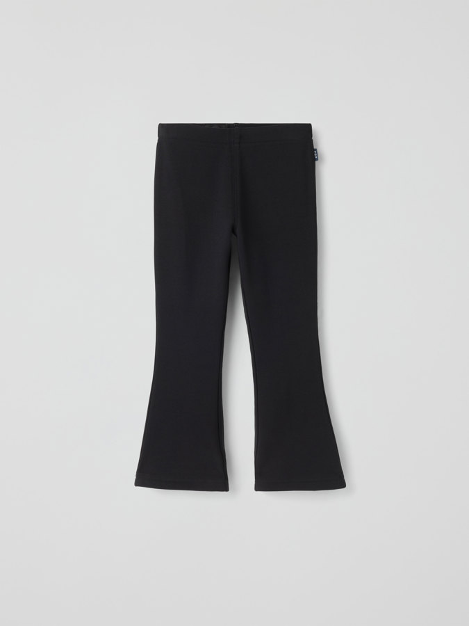 Bootcut leggings solid colour