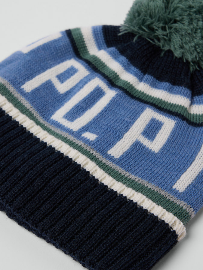 Knitted hat wool blend
