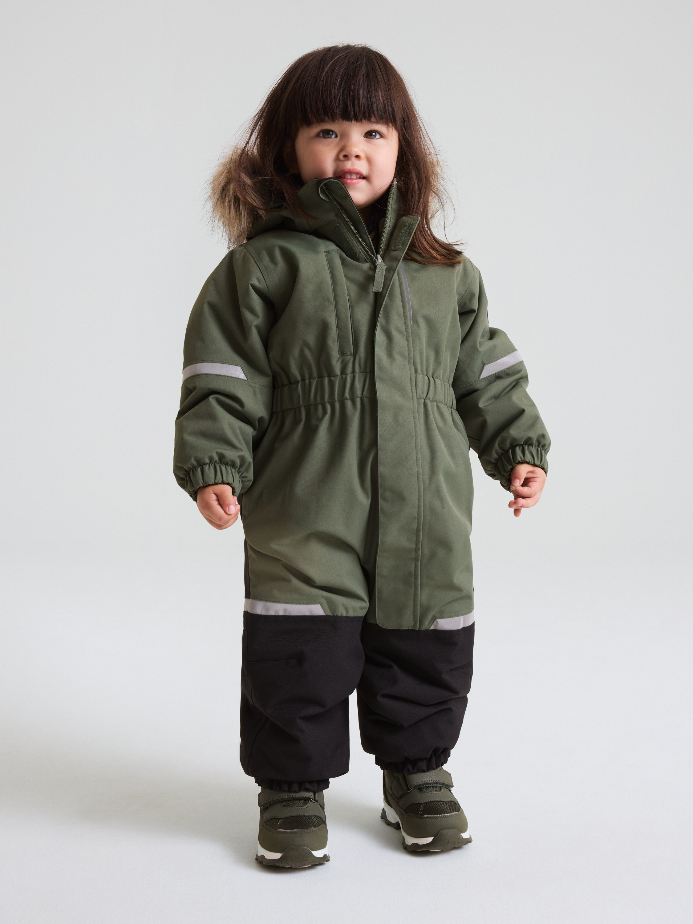 Padded, wind- and waterproof ARCTIC winter overall