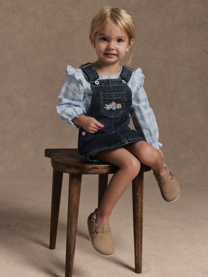 Dungaree dress denim