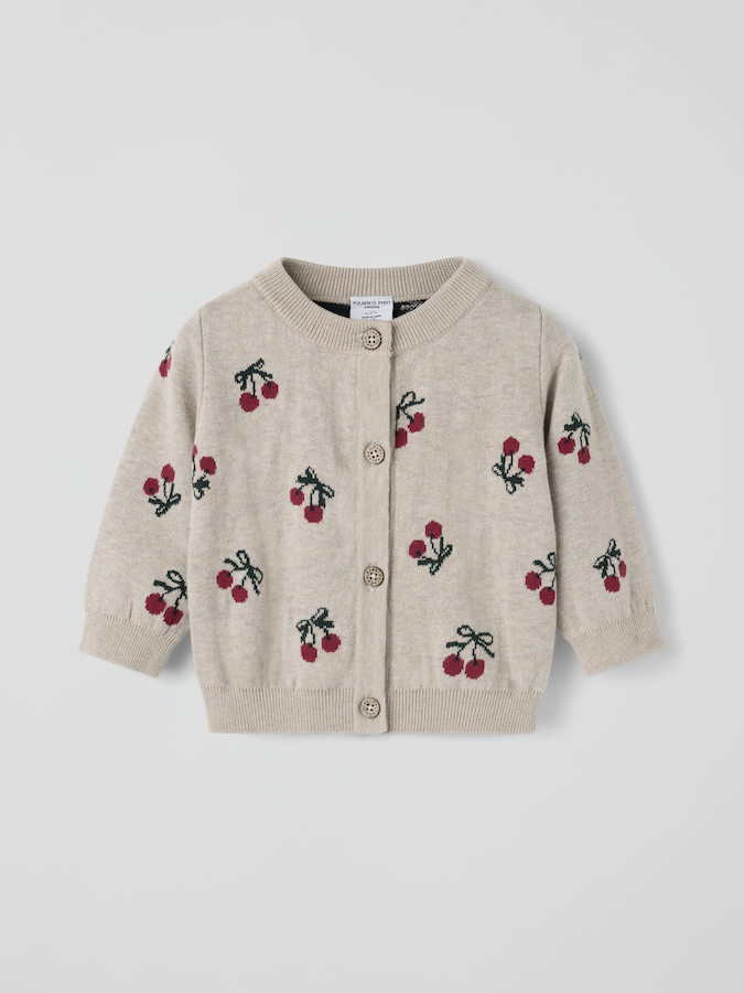 Strickjacke Kirschen Baby