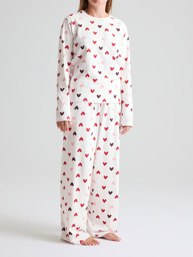 Pyjama set Hearts adult