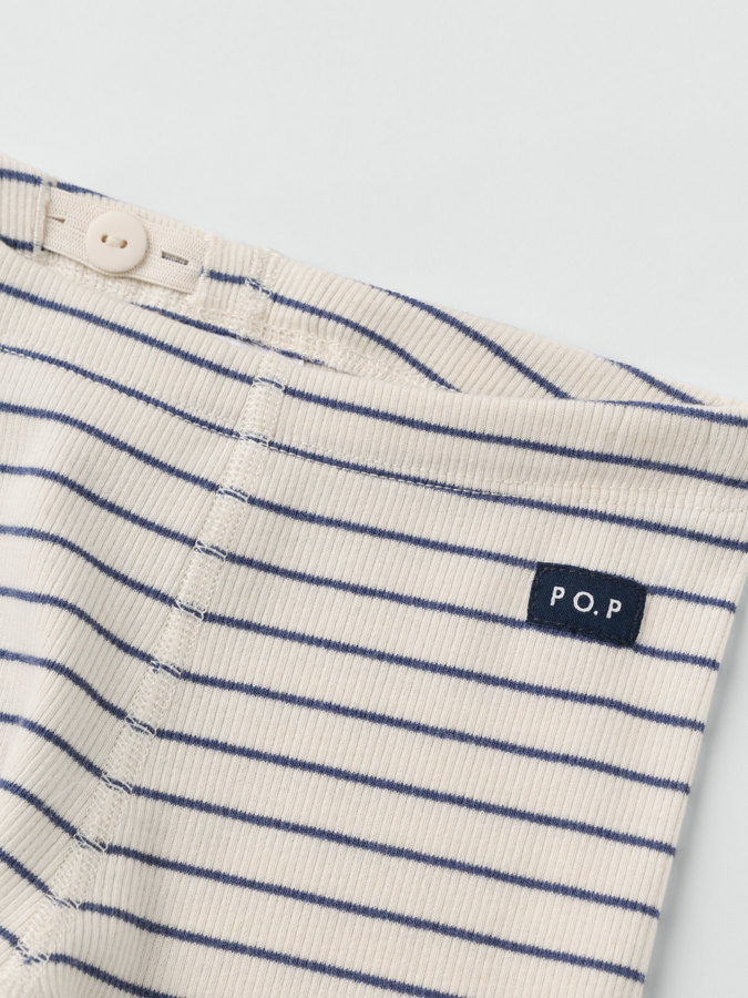 Ribbed trouser stripe