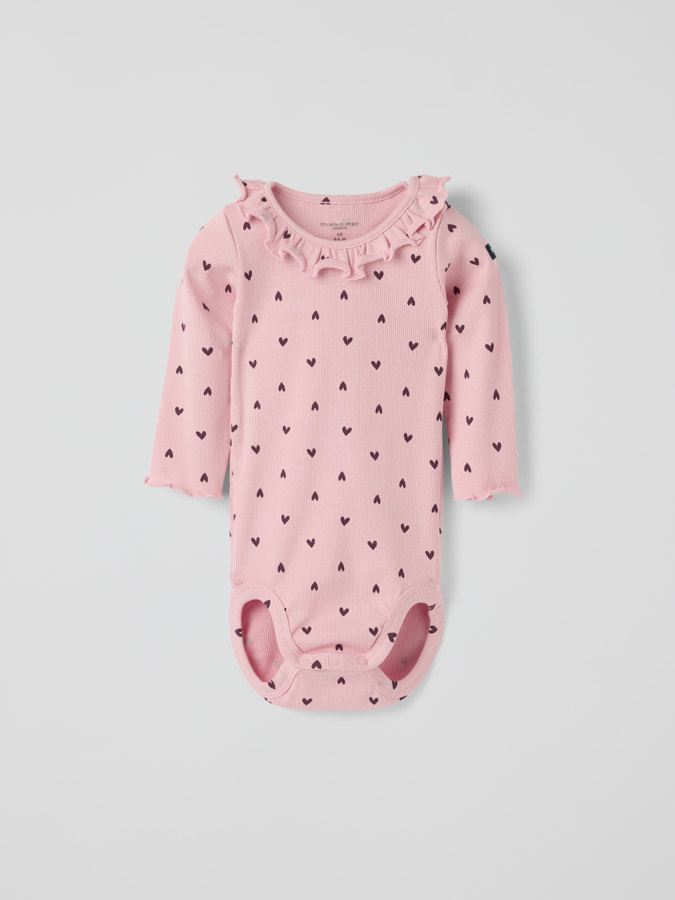 Bodysuit with ruffle