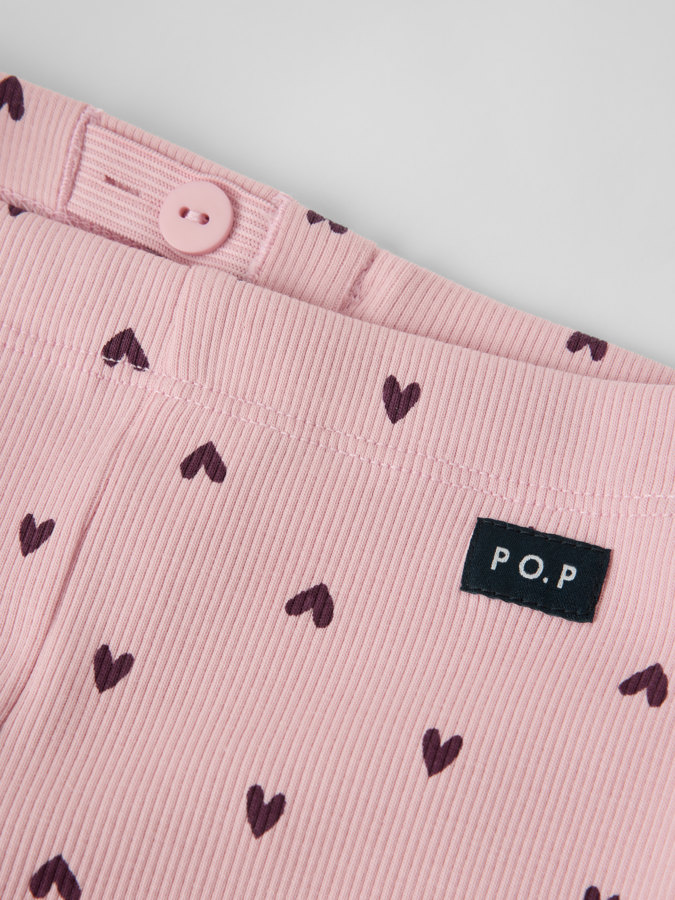 Ribbed leggings hearts Ribbed leggings hearts