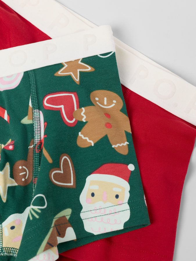 2er-Pack Boxershorts Weihnachten