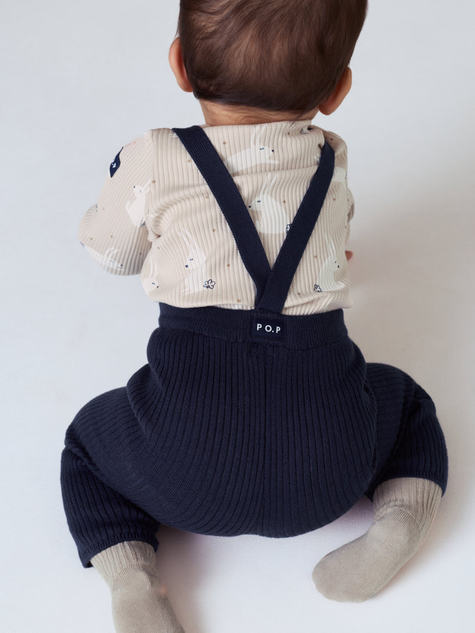 Knitted dungarees