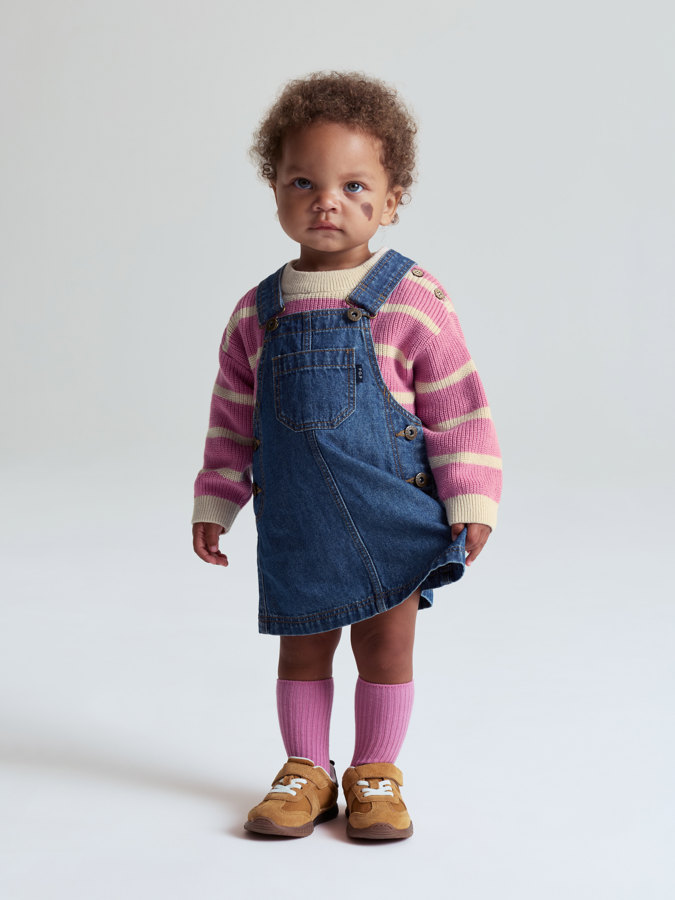 Dungaree dress denim