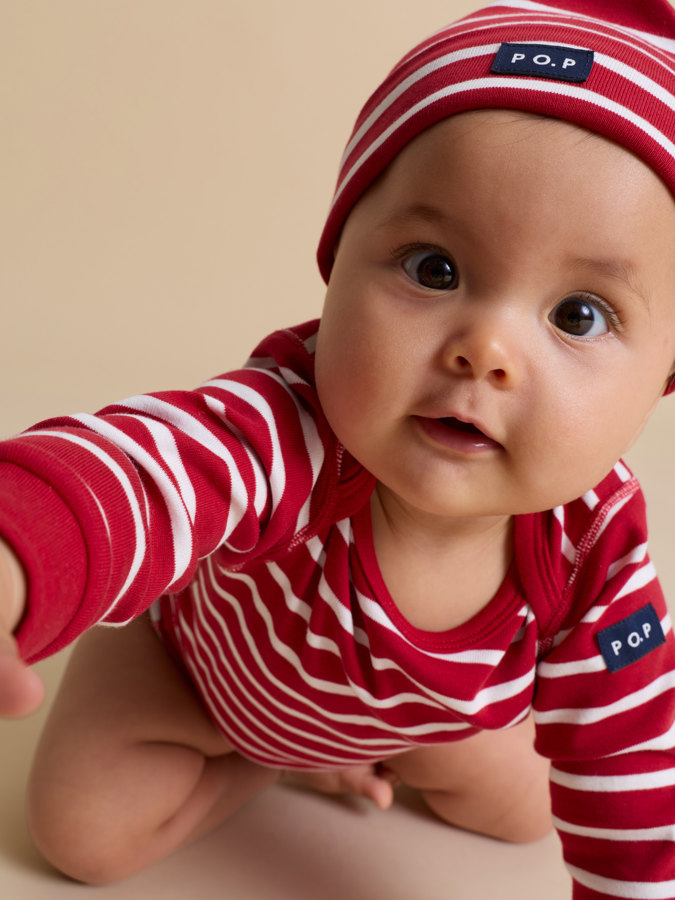 Striped Santa hat
