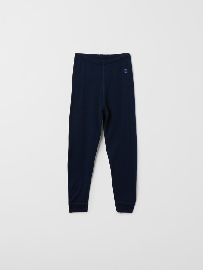 Pants merino wool terry