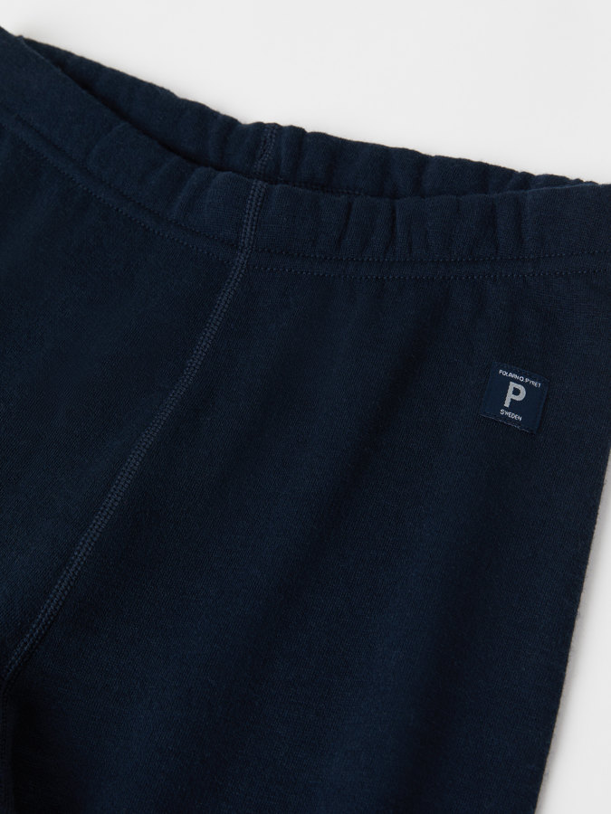 Pants merino wool terry