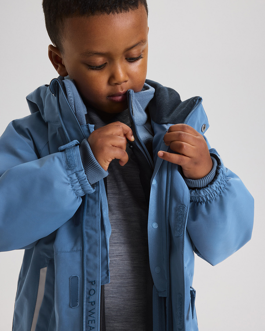 Shell jacket + windfleece