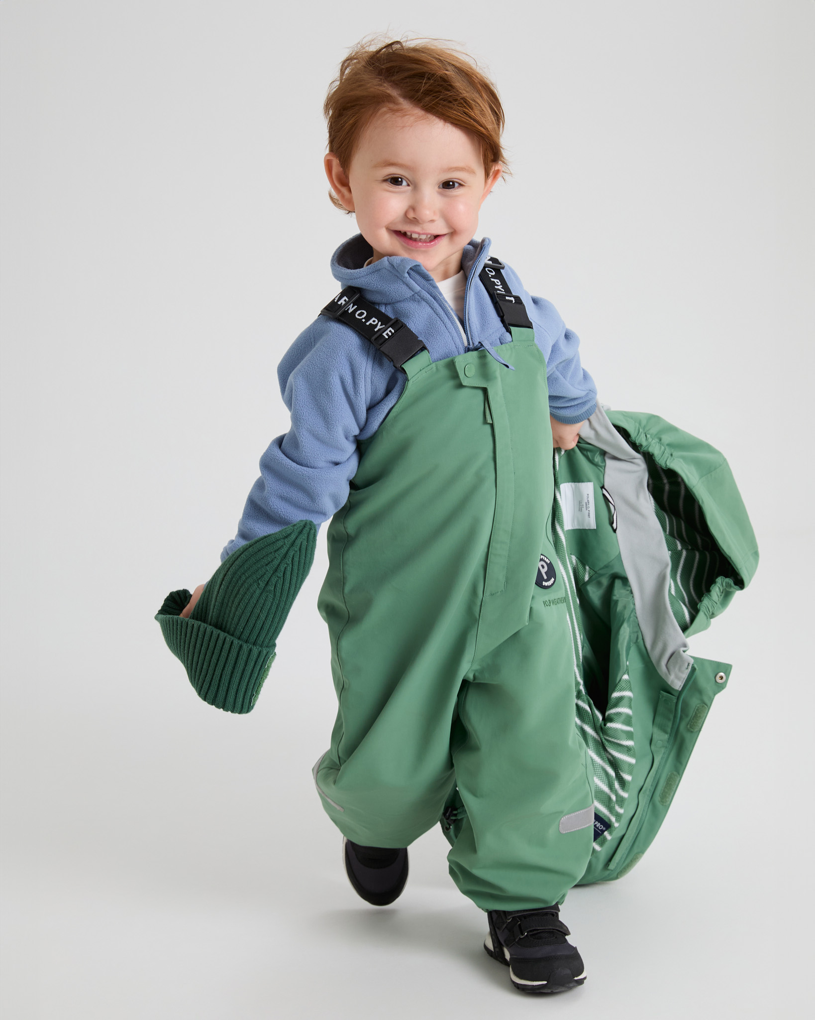 Shell jacket + windfleece