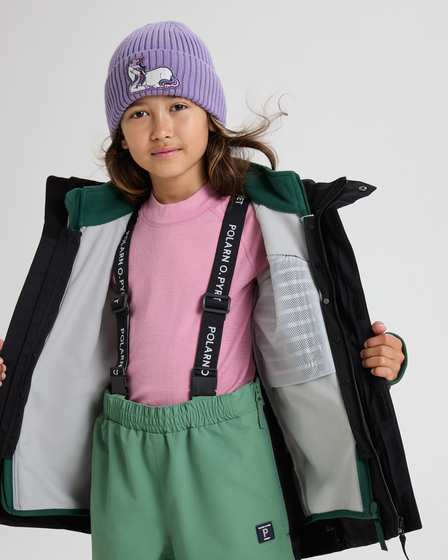 Shell jacket + windfleece